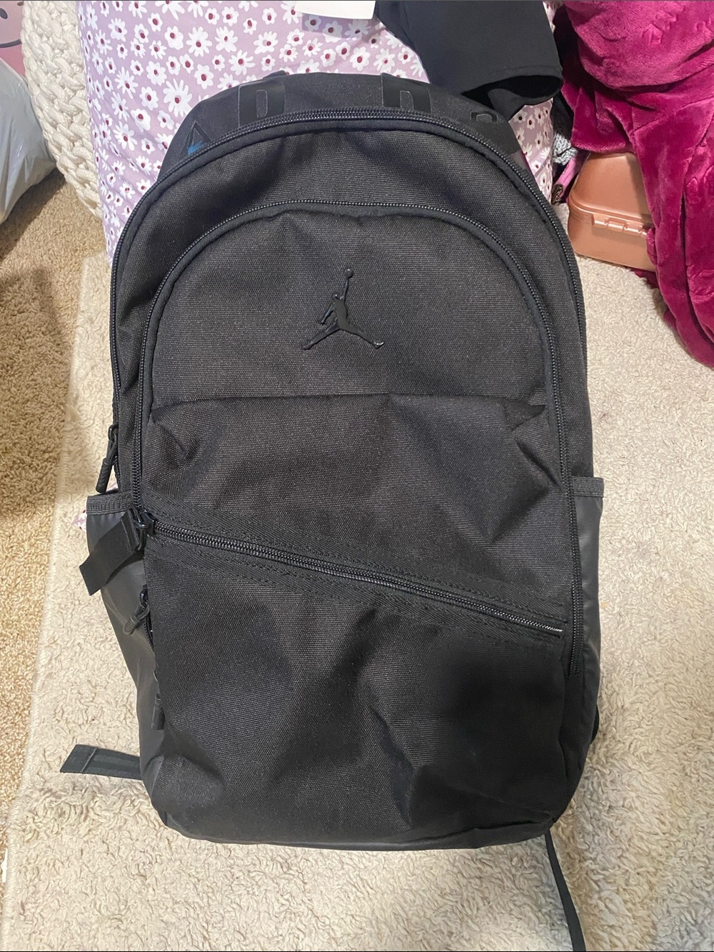 Jordan Black Classic Backpack with Jumpman Logo